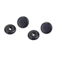 Universal Seat Belt Buckle Button Stop / Stopper Kit for all Vehicles - Color: Black
