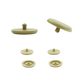 Universal Seat Belt Buckle Button Stop / Stopper Kit for all Vehicles - Color: Tan